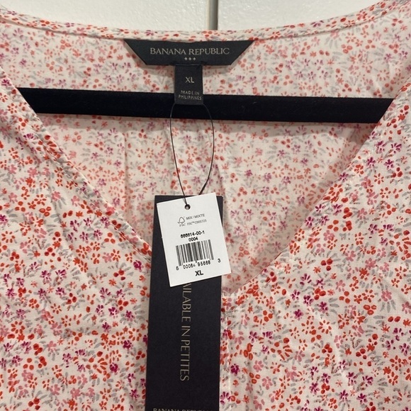 Banana republic Puff Sleeve Fit and Flare Dress Size XL - Picture 2 of 4